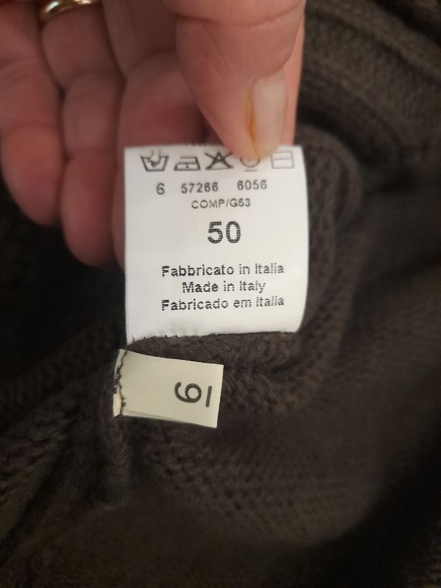 Cardigan verde scuro Francesca Dei