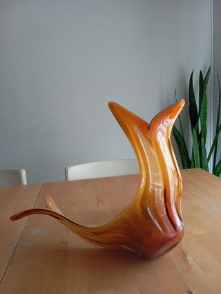 Gran centro de mesa cristal Murano