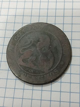 Moneda 10 céntimos 1870 España