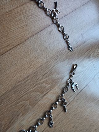 Cinturón con abalorios