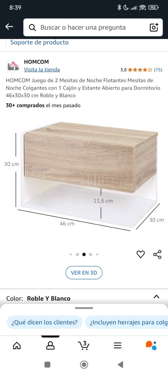 Mesilla con cajon