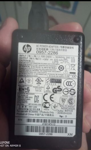 Cargador para impresoras HP 