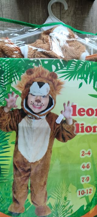 Disfraz León Adulto - 2uds y regalo disfraz niño
