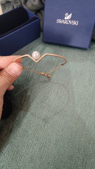Pulsera Swarovski Edify oro rosa