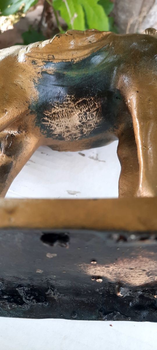 Cavallo decorativo in bronzo