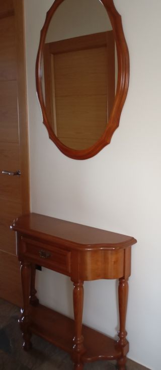 Recibidor madera - Cómoda elegante