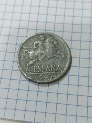 Moneda España 10 céntimos 1941