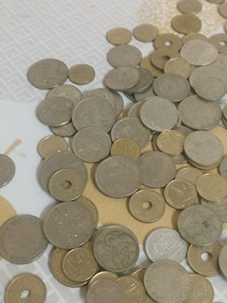 Lote monedas españolas entre 1975 y 1990