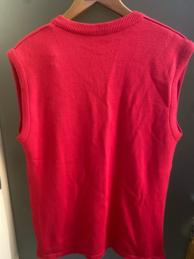 Chaleco rojo punto - Talla única