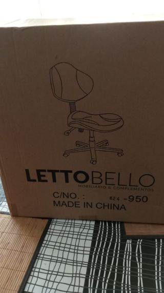 Silla giratoria Lettobello morada