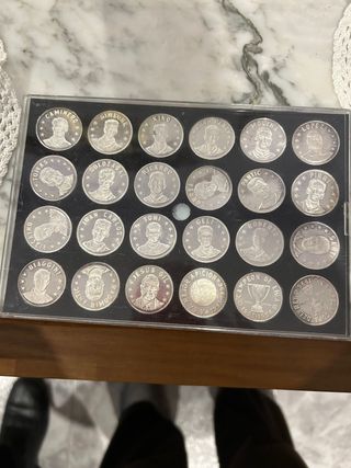 Medallas Plata Atlético Madrid Liga 95/96