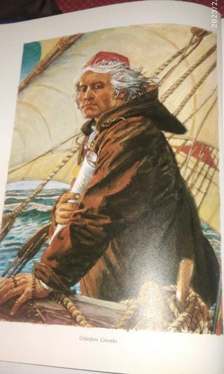 (44 x 2 )libro Cristoforo colombo scoperta America