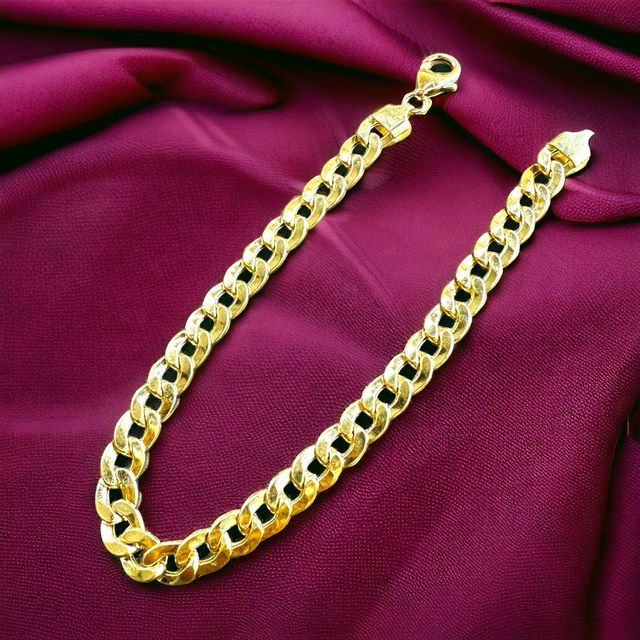 Pulsera Barbado Especial 8.00 mm Oro 18 Kilates
