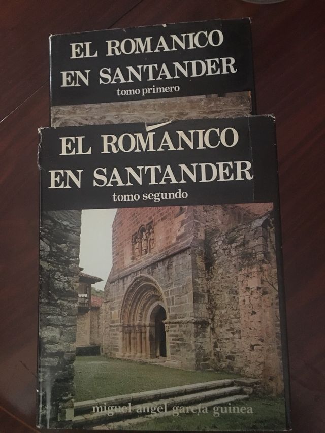 2 Libros EL ROMANICO EN SANTANDER