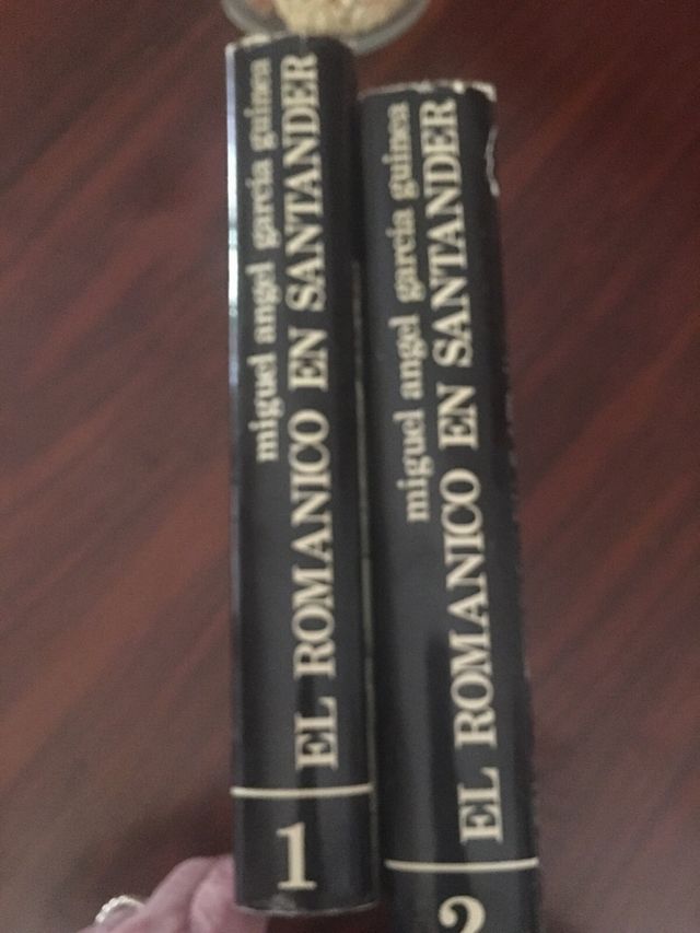 2 Libros EL ROMANICO EN SANTANDER