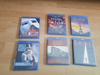 BLURAY Peter Gabriel, Supertramp, Miserables,....
