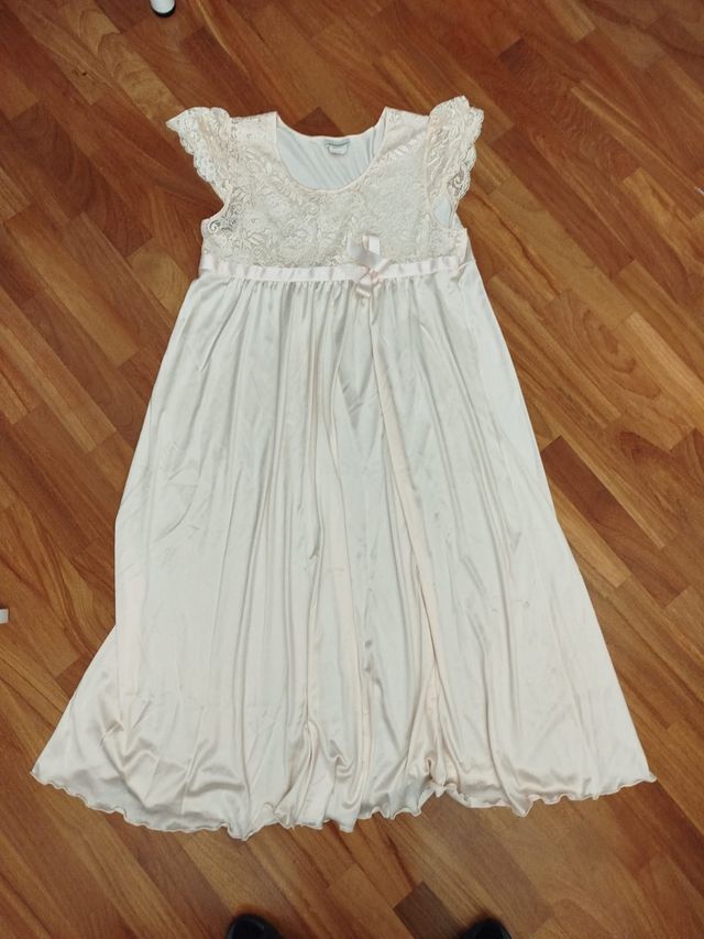 Vintage . Camicia da notte , rosa chiaro