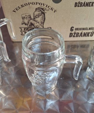 Boccali birra in vetro