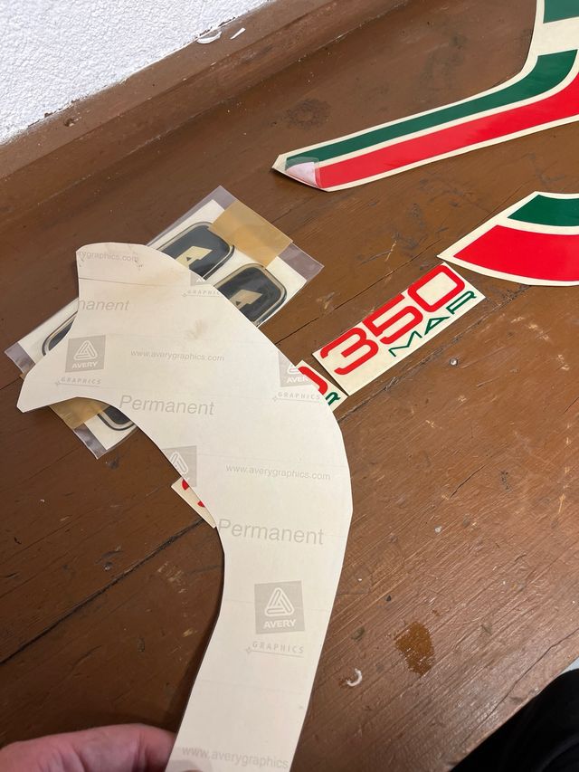 Vinilos/Pegatinas Originales Ossa 350 MAR