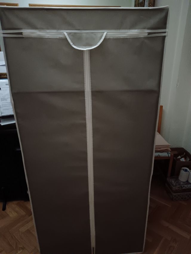 Armario Tela 160x75x47cm Beige