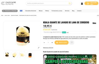 Guante + cepillo lavado coche, moto, camper..