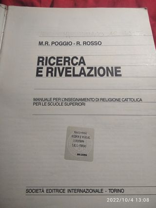 ( 51 )-Ricerca rivelazione. Insegnamento religione