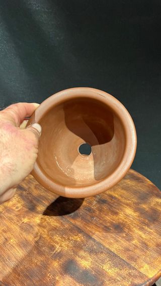 MACETA CASCADA BONSAI REDONDA YIXING SIN ESMALTE