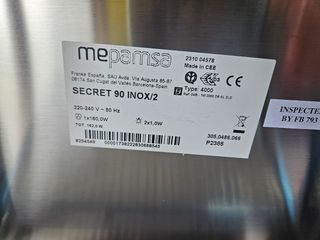 Campana extractora Mepamsa Secret 90 Inox