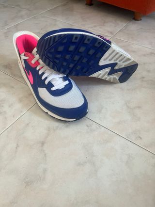 nike air max 90 flyease deep royal blue hyper pink