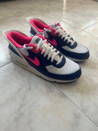 nike air max 90 flyease deep royal blue hyper pink