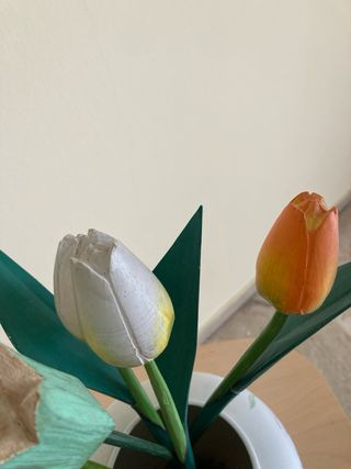 8 fiori in legno lavabili