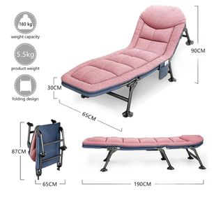 Cama Camping Plegable 190x65cm