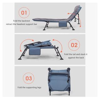 Cama Camping Plegable 190x65cm