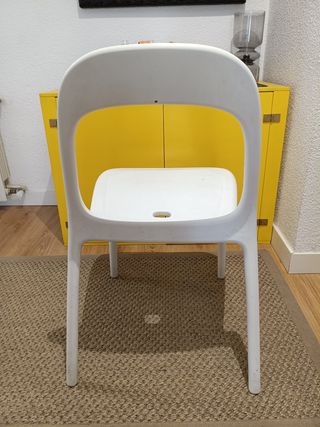 Sillas Ikea blancas polipropileno reforzado