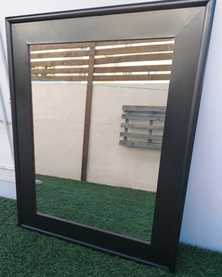 Espejo negro 100x80cm - Madera