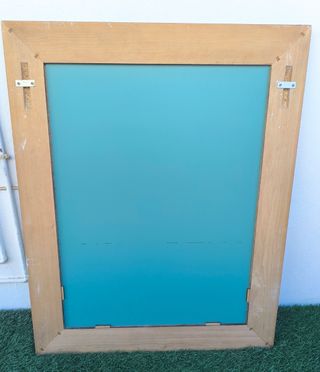 Espejo negro 100x80cm - Madera