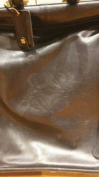 Maleta vintage LOEWE negra