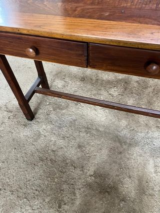 Mesa madera 2 cajones