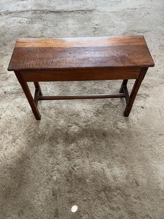 Mesa madera 2 cajones