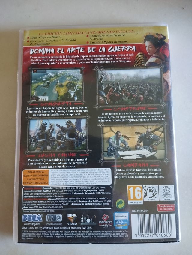 Videojuego Total War Shogun 2