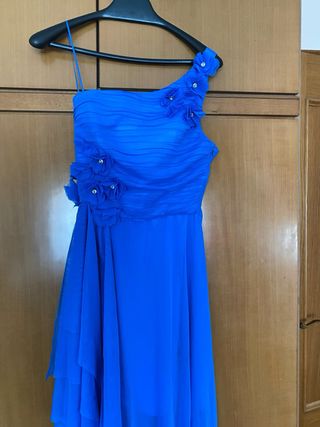Vestido azul fiesta - Talla M