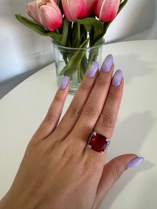 Lote de 4 Anillos de Mujer Talla 8-9 en Acero 