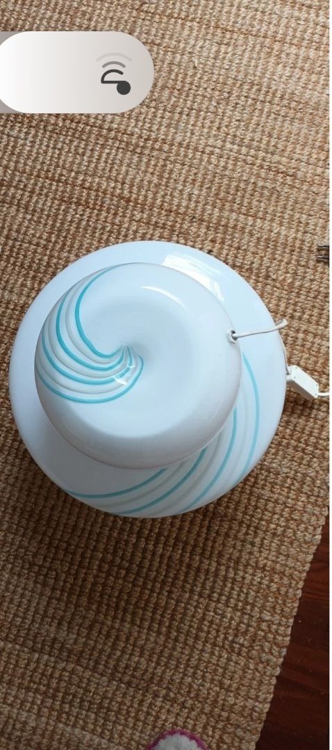 Lampada Vetro Murano vintage a fungo