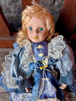 Bambola Ceramica Vintage anni '80