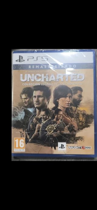 Juego Uncharted ps5 sin abrir 