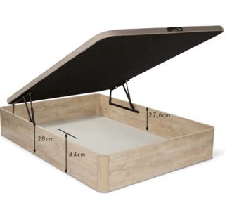 Canapé abatible 150x190cm beige