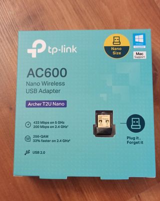 Adaptador USB Wifi TP-Link AC600 Nano