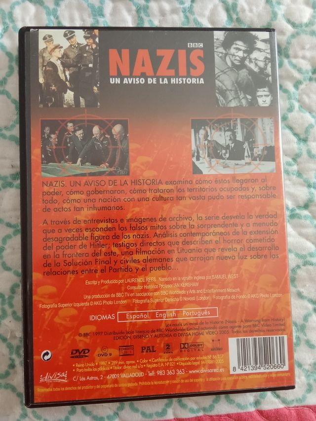 DVD Nazis: Un aviso de la Historia (2DVD)
