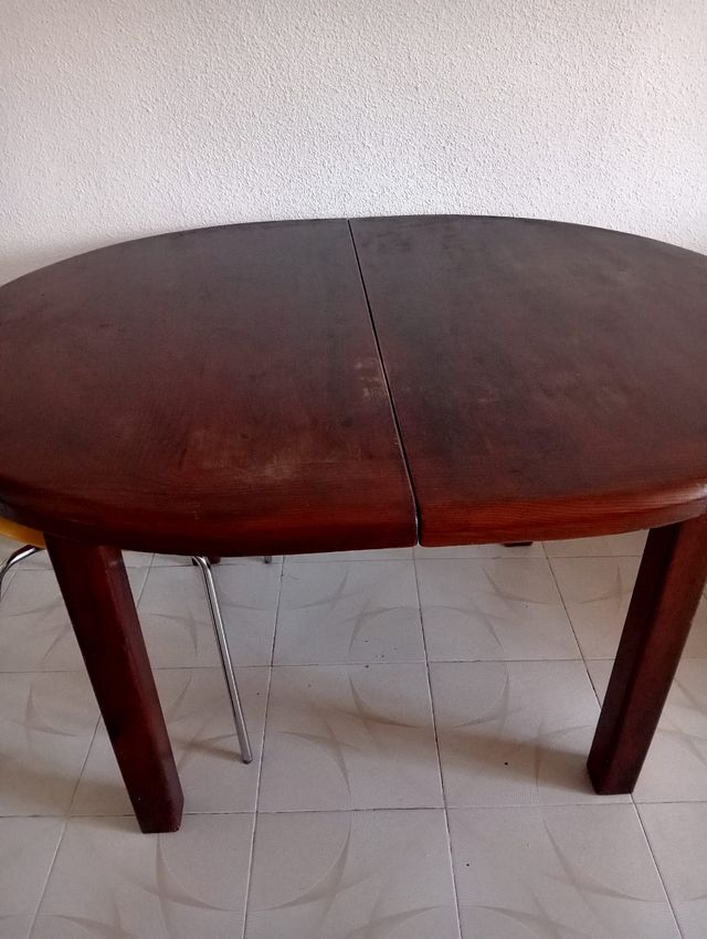 Mesa madera maciza Extensible