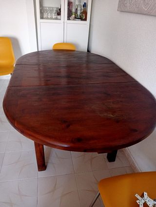 Mesa madera maciza Extensible